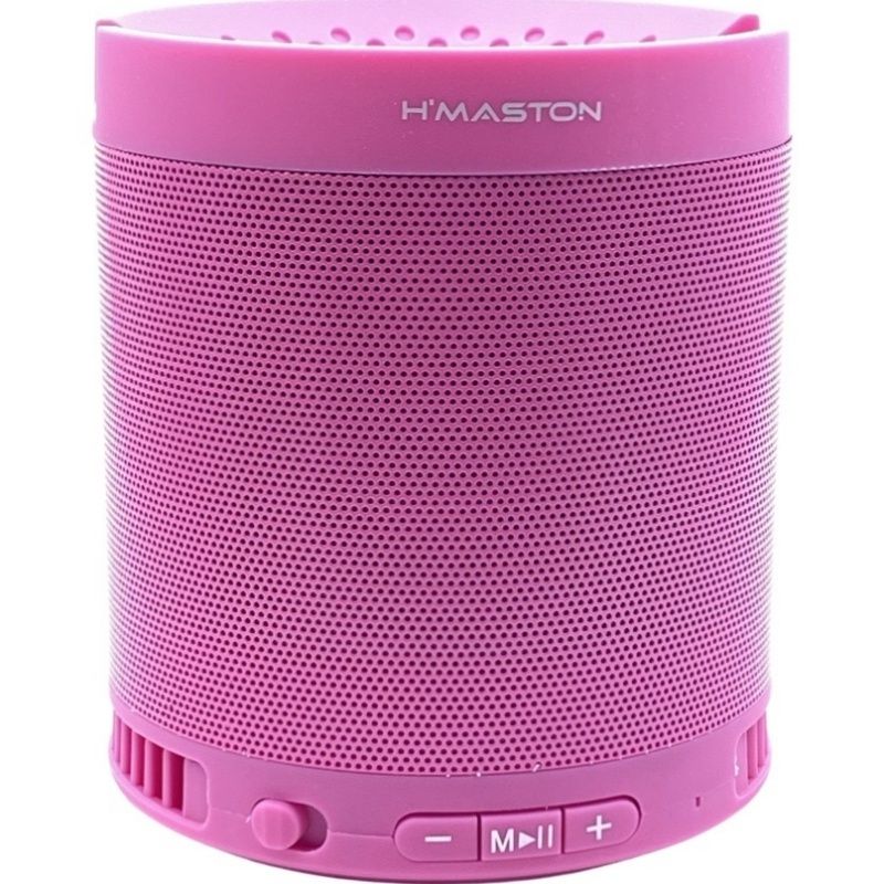 Caixa de Som Bluetooth Multifuncional Suporte H'Maston HF-Q3 - Pink