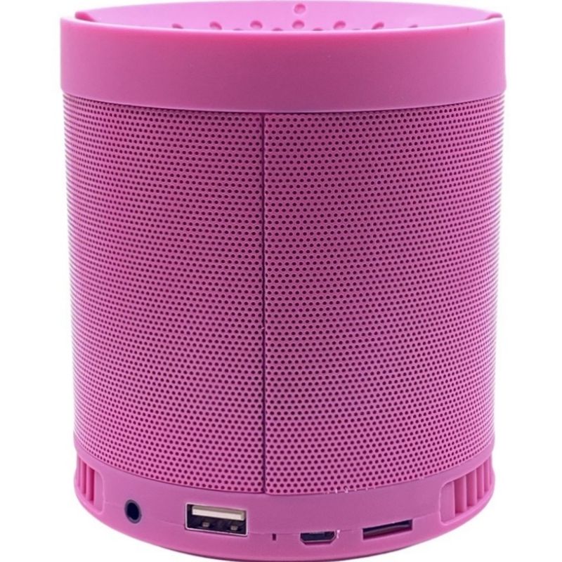 Caixa de Som Bluetooth Multifuncional Suporte H'Maston HF-Q3 - Pink