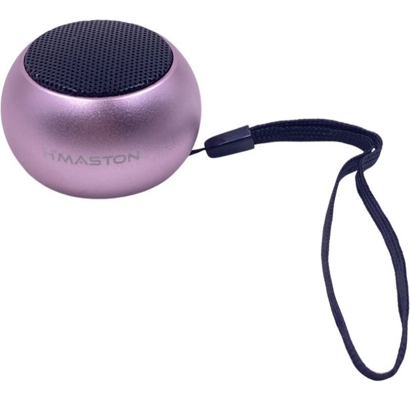 Mini Caixa de Som Portátil Bluetooth H'Maston M003 - Ouro Rosê