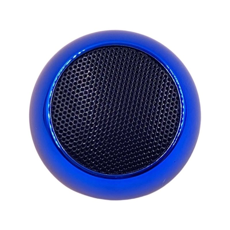 Mini Caixa de Som Portátil Bluetooth H'Maston M003 - Azul Royal c/ Vermelho