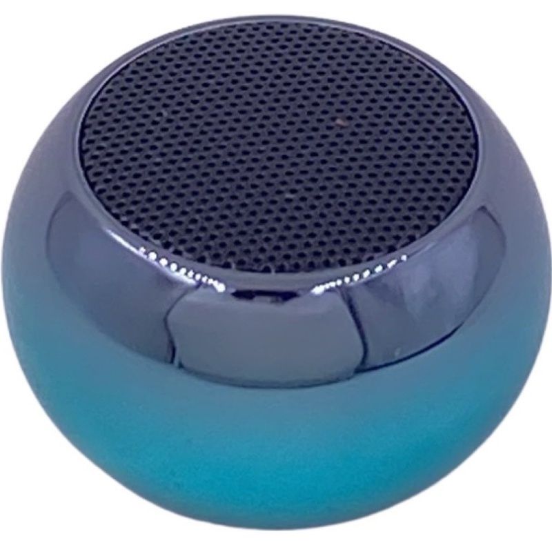 Mini Caixa de Som Portátil Bluetooth H'Maston M003 - Grafite c/ Verde Água