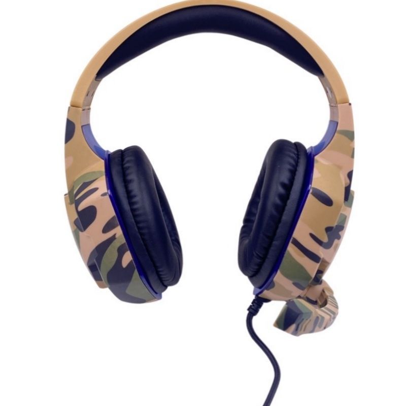 Fone de Ouvido - Gaming Headset Komc G306 - Camuflada Marrom