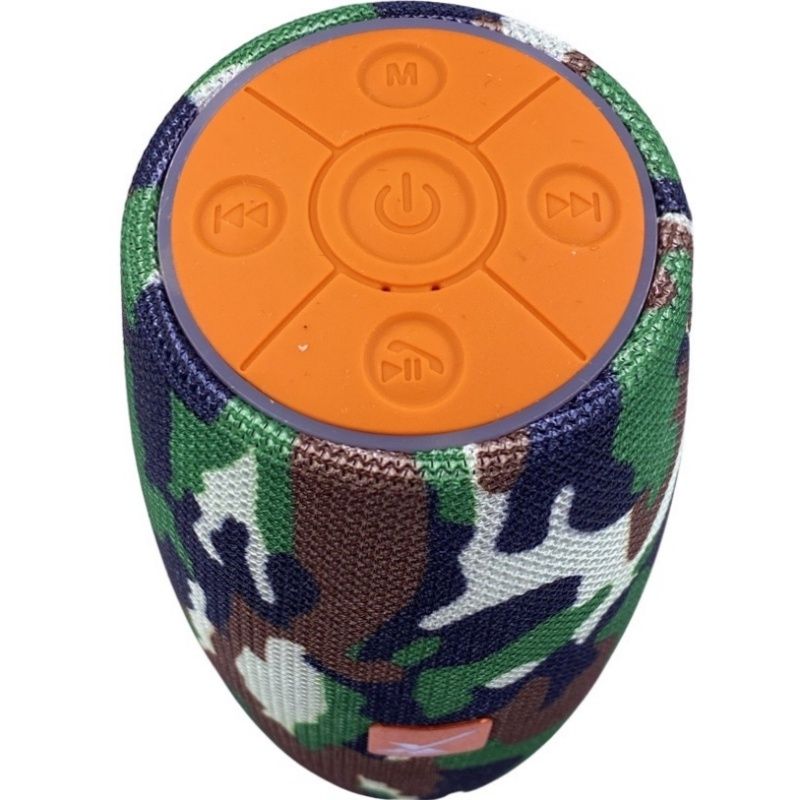 Caixa de Som Portátil Bluetooth H'Maston XDG-108 - Camuflada Verde