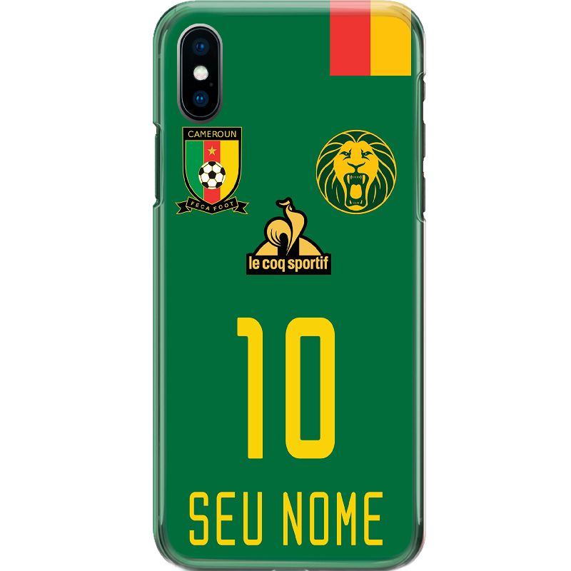 Capa Silicone NetCase Chapada Nome Copa Oficial Camarões 10