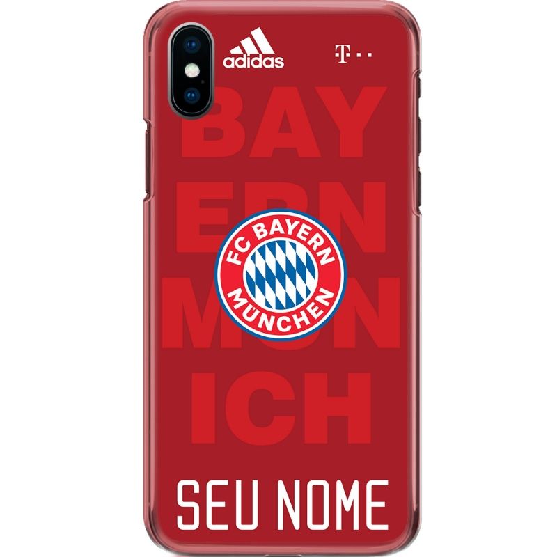 Capa Silicone NetCase Chapada Nome Coleção Times Europeus - F.C Bayern M.