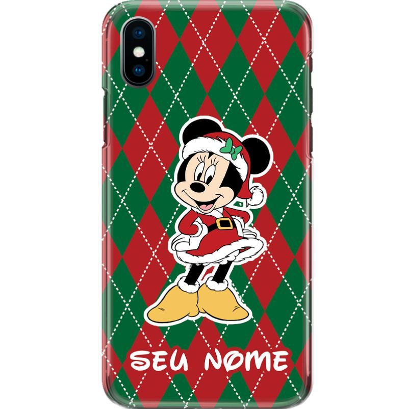 Capa Silicone NetCase Chapada Nome Coleção Disney - Minnie Noel