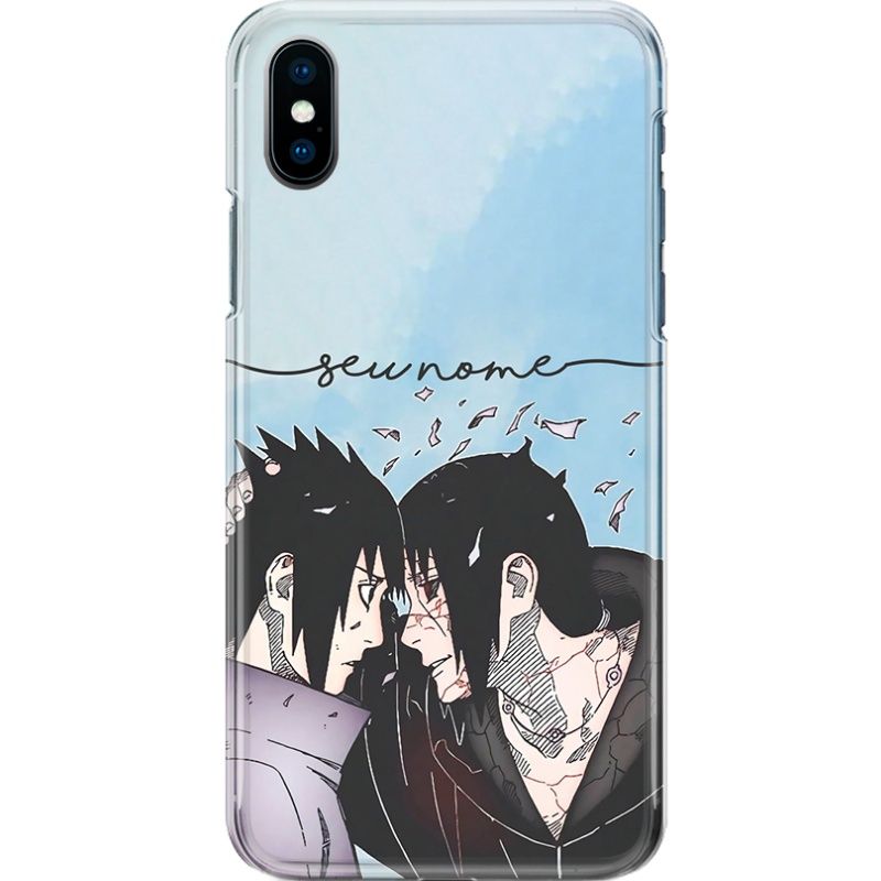 Capa Silicone NetCase Chapada Nome Coleção Naruto - Sasuke & Itachi