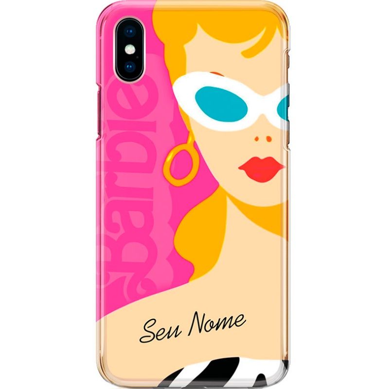 Capa Silicone NetCase Chapada Nome Coleção Barbie - Pop Art