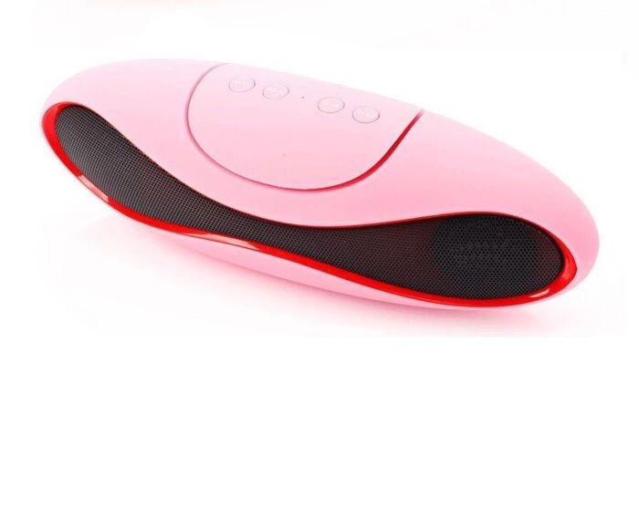 Caixa de Som Portátil Bluetooth BT 73 - Rosa